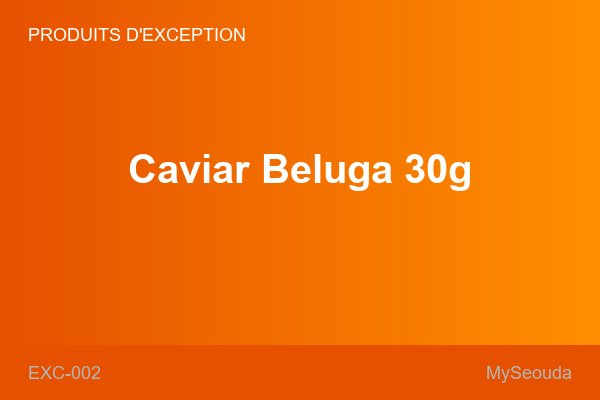 Caviar Beluga 30g